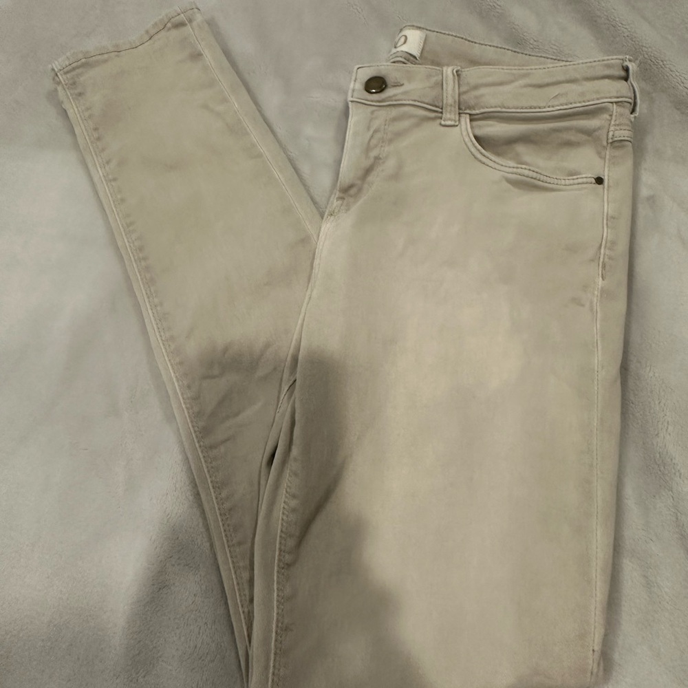 Zara Women's Beige Skinny Jeans